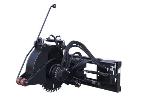 skid steer pavement saw|skid steer limb saw attachment.